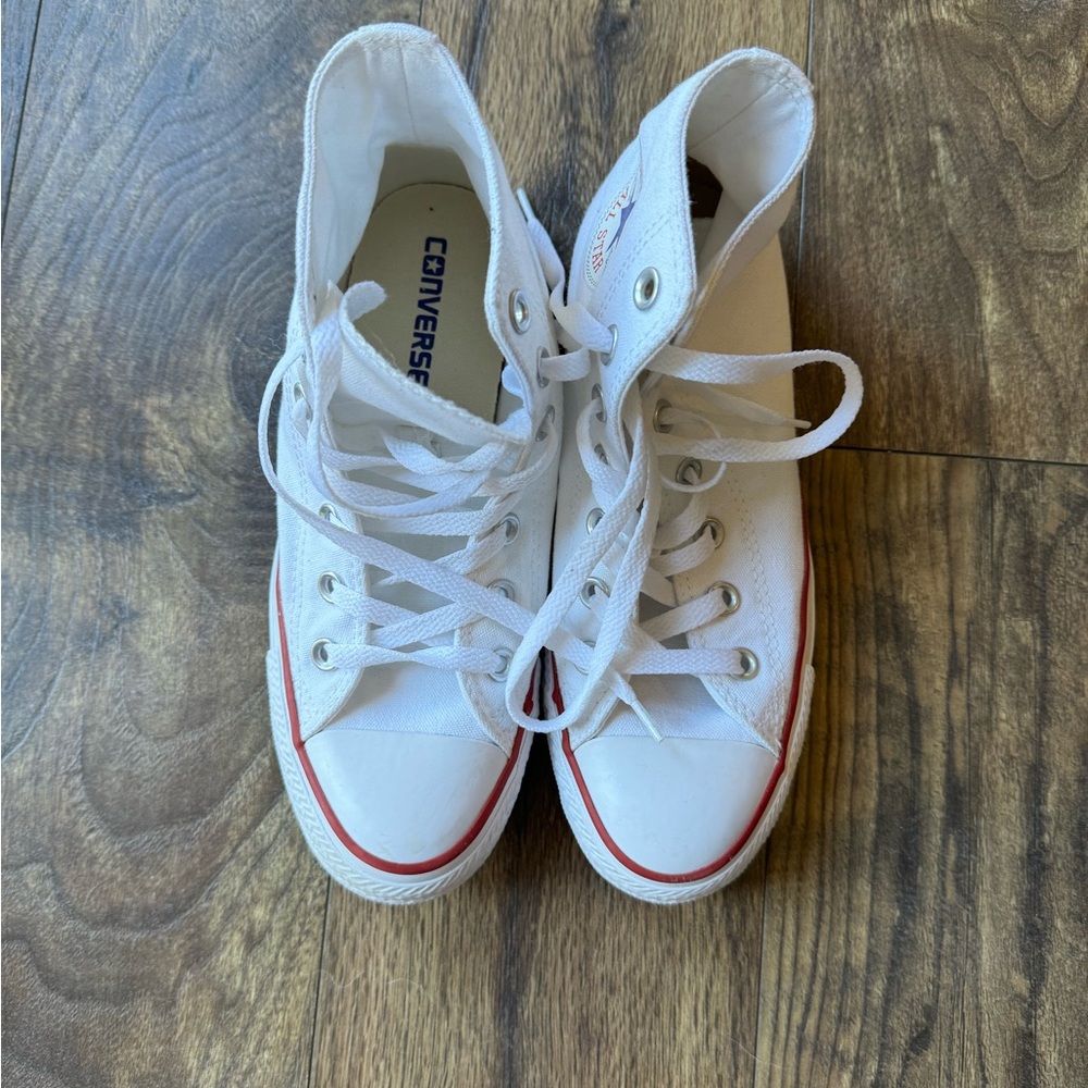 Converse Women’s White High-Top Sneakers